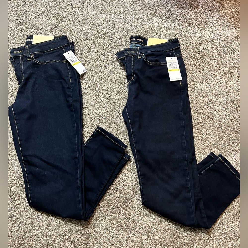 Michael Kors dark wash jeans, size 4